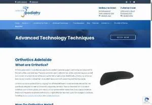 Screenshot of Custom Orthotics in Adelaide