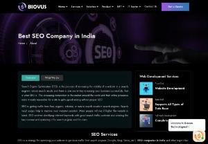 Best SEO Company in India | SEO Services India - Biovus - Biovus - one of the Best SEO Companies in India - is trusted by a wide range of businesses, from small startups to Fortune 500 corporations, to market their brands, products, and campaigns. Every business owner must grasp the importance of SEO to preserve and boost sales. Customers pick Biovus - one of the Top SEO Companies in India - because SEO is changing and complex, and much effort is required to get the best results.

