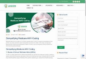 Demystifying Medicare AWV Coding - Medicare billing can be complex and confusing, especially when it comes to coding for Annual Wellness Visits (AWVs). Two codes commonly used for billing AWVs are G0438 and G0439. In this article, well demystify Medicare AWV coding by discussing basics of AWVs, providing a step-by-step guide to billing for G0438 and G0439 and discussing coding tips.