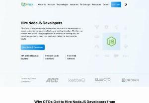 Hire NodeJS Developers | 50+ Remote Node JS Developers - TRooTech offers Node js app development services that are designed to ensure optimal performance, scalability, and cost optimization. Whether you need to build a new Node.js application or enhance an existing one, we have the expertise to meet your needs and deliver the best possible results.