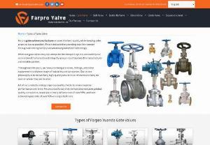 Types of Gate Valve - Farpro Valve Manufacturer - While our gate valves may not always be the cheapest option, we stand by our commitment to honesty and integrity as your most trustworthy manufacturer and reliable partner.