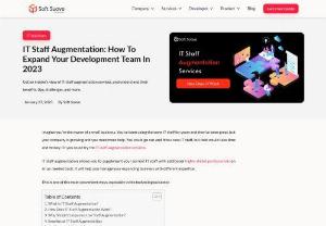 IT Staff Augmentation Services: How Does It Work - Discover the best IT staff augmentation company in India. Leverage their expertise to fulfill your staffing needs and drive success in your IT projects.