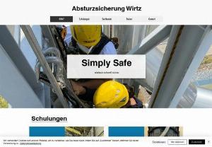 Fall protection instruction and training - Absturzsicherung Wirtz offer your company various services in the form of instruction for fall protection and clearance measurement of hazardous substances. In addition, we offer you the expert examination of your equipment and your anchor points.