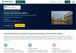 Global Chief Supply Chain And Operations Officer - IIM Raipur and Imarticus Learning have designed a premier leadership program for senior supply chain professionals. You can lead a new era of supply chain management by acquiring the strategic, operational, personal, and technological skills you need through this 10-month program. It offers more than 150 hours of interactive sessions led by the skilled IIM Raipur faculty. This certification program will teach you the abilities in this crucial field and help you advance into C-suite roles. 