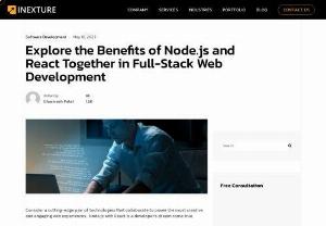 Explore the Benefits of Node.js and React Together in Full-Stack Web Development  - The deadly combination of these duos is incredible! You may use Node. Js to create an efficient backend that can manage large data loads and heavy traffic like a pro. Meanwhile, React makes creating responsive and user-friendly interfaces a breeze. You can construct versatile and efficient web applications that provide outstanding user experiences by combining these two technologies.