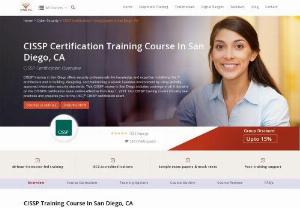 CISSP Certification Training San Diago - Certified Information Systems Security Professional (short for CISSP). By earning the CISSP certification, IT professionals can exhibit academic knowledge and real-world experience in IT security. This certificate is issued by the International Information Systems Security Certification Consortium (ISC2). If you are aiming to earn CISSP certification, then CISSP training is available online or offline depending on your needs. This training will help you prepare for CISSP Exam.