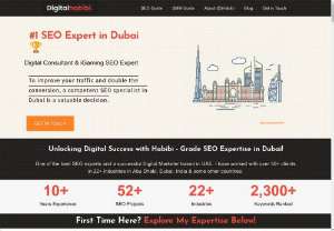 Certified SEO Expert in Dubai, SEO Consultant | SEO in Dubai (9+ Years) - Digital Habibi is a certified SEO specialist based in Dubai, UAE offering best SEO services & SEO consultancy in Dubai, having more than 9+ years of experience and working with 30+ SEO industries.