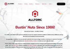 All American Hydraulic Tools | Alltorc | Bolting Solutions - Since 1986, ALLTORC has supplied industrial torque tools to California, Nevada, and Arizona.  Our specialty is industrial bolting solutions that make your job safe and easy. Alltorc offers RAD Torque Systems pneumatic/battery and electric pistol-grip RAD Guns, torque wrenches, hydraulic wrenches and pumps, bolt tensioners, impact guns, and all the accessories you need to work faster and more efficiently. Use Alltorc's 35+ years of experience and service on your next project!