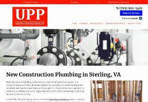 new construction plumbing sterling va - When you need residential and commercial HVAC services and plumbing services in Sterling, VA, come down to Unlimited Plumbing & Piping, LLC. Visit our site for more information.