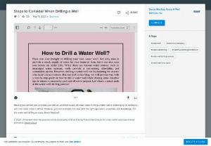 Steps to Follow When Drilling a Water Well - Water wells are one of the best investments in locations where water is limited. Here, we give you an easy-to-follow guide on the water well drilling process. Keep Reading!