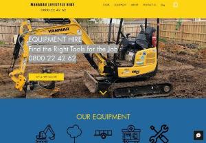 Equipment Hire Horowhenua | Diggers - Mulchers - Trailers & more | Manakau Lifestyle Hire - Manakau Lifestyle Hire provide landscape and equipment hire in the Manawatu and Kapiti Coast regions. From diggers, trailers, mulchers, wood splitters and generators we have all your landscaping equipment needs. Both DIY and labour included hire avaliable.