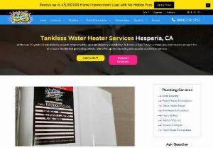 Tankless Water Heater Repair | Installation | Hesperia, CA - We believe in putting the customer first. That's why our 100% satisfaction guarantee is more than just a promise - it's a commitment to our customers. We'll make it right if you're unhappy with our service. Whether you need residential or commercial plumbing fixes. From start to finish, our friendly dispatch team and licensed plumbers will provide you with the honest, experienced, and dedicated service you deserve. Call us today at (855)GOT-CLOG.