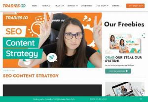 SEO Content Strategy - Websites for Tradies - Marketing for Tradies - Tradies Get Online - We help Established Trade Companies utilise Digital Marketing