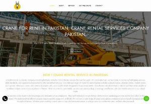 Crane For Rent in Pakistan - Crane Rental Services Company - CraneForRent.pk is an award-winning crane for rent services provider in Lahore, Karachi, Islamabad and all over Pakistan. Our mission is to provide our customers with the highest quality cranes at a competitive price so they can get their job done right safety and punctuality are our top priorities.