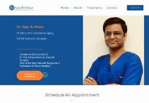 Vascular Surgeon Near Me | Best Vascular Surgeon in Secunderabad - Find the best vascular surgeon/specialist in Hyderabad & Secunderabad near you. Get expert care from varicose veins by looking for an endovascular surgeon near Secunderabad and Hyderabad.      