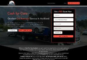 Cash for cars  - We Buy old cars, vans, trucks for scraping purpose and pay top dollar for your vehicle in any condition. Free removal service.