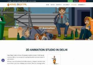 Best 2D Animation Services provider in Delhi | King Digital Studio - At King Digital Studio, we offer you flexible and economical 2D plans. Our animators provide the best 2D animation services.