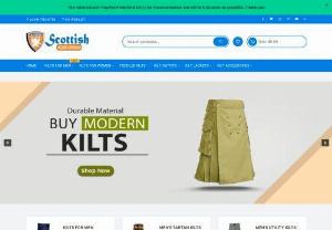 Buy Scottish Kilts & Kilt Dress from Scottishkiltdress Shop - Scottish Kilt Dress is a clothing store, made custom clothing for Scottish people to wear at formal and informal events. We made kilts for men, Women, kids. & even Kilt outfits for our customer. All clothing is in different styles, fabric & sizes. Most common kilts on our store are utility kilts, tartan kilts, leather kilts and others 