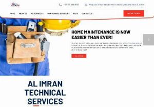 Al Imran Technical Services - Al Imran Technical Services is a leading provider of ac services and handymen in Dubai. Whether you need ac installation, repair, maintenance, restoration, replacement, ac duct and coil cleaning, or any other ac-related service, Al Imran Technical Services has the expertise and experience to handle it. Al Imran Technical Services also offers a range of handyman services, such as plumbing, electrical, and painting, to help you with your home improvement projects. No matter how big or...