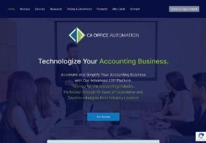CA Office Automation Software - CA Office Automation (CAOA) is the perfect ERP accounting automation software designed specifically for CA professionals that offers all the features you need in one place with highly advanced and secure Microsoft Azure platform. We have 8000 + CA professional clients of our 10 + years of journey. keep your firm In Perfect Order With Our Advanced Accounting Automation Software.
