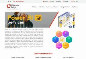 Microsoft Power BI services - Power BI, a Microsoft business analytics tool that offers dynamic visualizations and business intelligence capabilities with an interface that is user-friendly enough for end users to construct their own reports and dashboards, is one of the services offered by Circular Edge in this area.