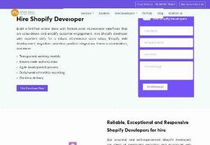 Hire Shopify Developer | Shopify Web Development Service - At Whitelotus Corporation, we understand that every business is unique. That's why our Shopify developers approach each project with a fresh perspective, customizing their solutions to cater to your specific needs. Whether you require a responsive design that dazzles across devices, seamless payment gateway integrations, or advanced analytics to track your success, our developers have got you covered.