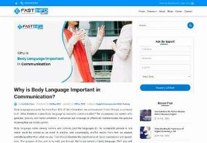 Importance of Body Language in Communication Skill - Body language accounts for more than 90% of the information we communicate. An acceptable gesture in one nation could be viewed as an insult in another. We'll walk you through the fundamentals of body language in this blog.
