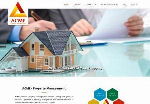 ACME - Property Management Company in Bangalore - For property owners, ACME Property Management provides rental andproperty management services in Bengaluru.ACME Property Management Services in Bengaluru  