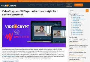 VideoCrypt vs JW Player: Which one is right for content creators? - VideoCrypt: Secure Video Hosting with DRM - Read our blog to discover the major differences between VideoCrypt and JW Player & know the ideal video streaming platform for content creators.