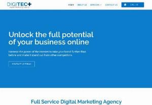 Home - Digital Marketing Agency- Digitec Plus - We understand that having an effective digital presence is essential to reach your business goals today. That's why we specialize in providing professional website design & development and top-notch digital marketing services that will help you grow and reach success.