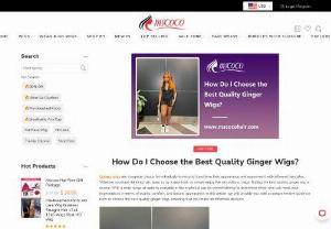 How Do I Choose the Best Quality Ginger Wigs? - Mscoco Hair - Ginger wigs are a popular choice for individuals looking to transform their appearance and experiment with different hairstyles. 