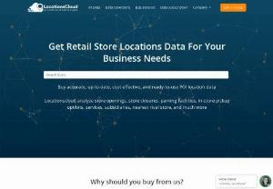 Business & Store location data provider | LocationsCloud - LocationsCloud Provides useful business store location data to support your tactical business decisions. We offer Retail Store Location Data of best quality and high accuracy.
