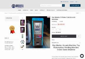 Key Master 9 Holes Grid Arcade Machine - Key Master Arcade Machine Toy Redemption Vending Machine Crane Game Machine. We are a factory and had designed many successful cases We can customize for you as required.