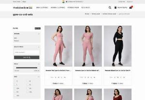 Women Gym Co Ord Sets Under 1000 | Free Shipping | COD - Fitness enthusiasts are increasingly opting for gym co-ord sets, which have gained immense popularity. These matching ensembles feature coordinated tops and bottoms, meticulously crafted for workout sessions. Not only do they exude style, but they also offer optimum comfort and functionality. Gym co-ord sets are typically made from breathable and moisture-wicking fabrics, ensuring peak performance during rigorous exercises. 