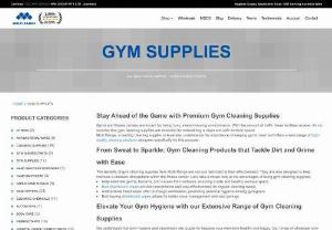 Shop Bulk Gym Cleaning Supplies Online in Australia - Get the cleaning of your gym equipments done with best quality gym cleaning supplies from Multi Range at the cheapest price. Disinfect your gym supplies now!