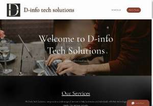 D-info Tech Solutions - At D-info Tech Solutions, we offer comprehensive web and application development services to help businesses of all sizes create powerful and effective digital solutions. Our team of experienced developers uses cutting-edge technologies and the latest development methodologies to build web and mobile applications that meet the unique needs of each client. We offer service in web application development, redesigning, building corporate websites and maintaining web applications etc..
