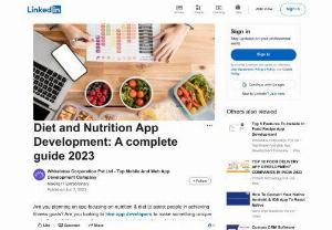 Diet and Nutrition App Development: A complete guide 2023 - Are you planning an app focusing on nutrition & diet to assist people in achieving fitness goals? Are you looking to hire app developers to make something unique and effective? If this describes what your aim is, then this guide has been written especially for you! As global awareness of health incr