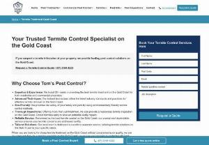 Termite Control Services Gold Coast White Ant Protection Gold Coast - Are you looking for an effective solution for white ant treatment or termite pest control in Gold Coast ? Contact us today at (07) 5655 7627 for effective termite treatment.