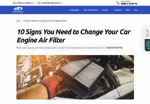 10 Signs You Need to Change Your Car Engine Air Filter - The car engine air filter plays a crucial role in ensuring the efficient performance of your vehicle's engine. Over time, the air filter can become clogged with dirt, debris, and other contaminants, compromising its effectiveness