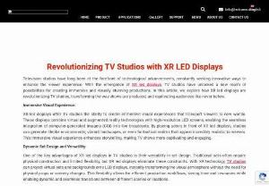 Revolutionizing TV Studios with XR LED Displays - ledcoms - Television studios have long been at the forefront of technological advancements, constantly seeking innovative ways to enhance the viewer experience. With the emergence of XR led displays, TV studios have unlocked a new realm of possibilities for creating immersive and visually stunning productions. In this article, we explore how XR led displays are revolutionizing TV studios, transforming the way shows are produced, and captivating audiences like never before.