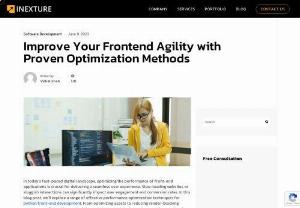 Improve Your Frontend Agility with Proven Optimization Methods  - Learn how to analyze your code, use caching techniques, and put recommendations into action for speedier loading times. Increase your frontend skills and leave the dust in the fast-growing world of web development. 