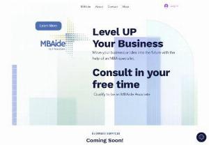 L'Associare - MBAide by L'Associare connecting small businesses and start-ups with expert MBA consultants. start-ups with expert MBA consultants. 
