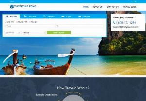 Book Flight tickets at best price - Flyingzone Travels - Flyingzone travels is a best travel agency in India. it offers tourism services, hotel booking, Flight search & Booking. The customer can book flights at cheap price. Get more details plz visit our site or contact us by dialing contact number.