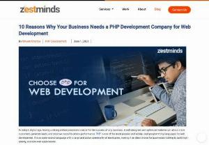 Top 10 Reasons Why Hiring a PHP Development Company in 2023 - PHP is one of the most popular and widely used programming languages for web development. It is an open-source language with a large and active community of developers, making it an ideal choice for businesses looking to build high-quality, scalable web applications. In this article, we will explore ten reasons why hiring a PHP development company can benefit your business.