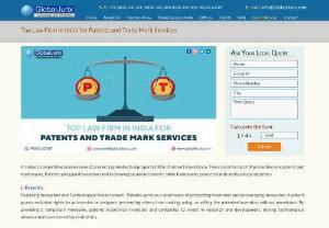 Top Law Firm in India for Patents and Trade Mark Services - If you are looking for Top Law Firm in India for Patents and Trade Mark Services, then Global Jurix is a top law firm in India offering cost-effective Patents and Trade Mark Services and other legal services.