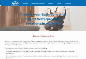 Professional Bathroom Waterproofing Services in Sydney - Bathroom waterproofing is an essential aspect of any bathroom renovation or construction project in Australia.