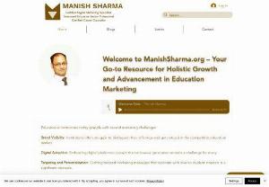 Manish Sharma - Certified Career Counselor - I am Manish Sharma, an experienced career guidance expert, digital marketing specialist, and education marketing professional. With deep knowledge in various industries, I help individuals make informed career choices. As a digital marketing expert, I excel in promoting brands through online platforms. Additionally, I develop tailored marketing strategies for educational institutions. My multifaceted expertise empowers clients to achieve exceptional results.