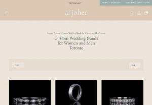 Custom Wedding Bands Al Joher - The exchange of wedding rings is one of the most touching moments of any wedding. Its gesture signifies love, unity, and the official start of your marriage. Since it's one of the most symbolic pieces of jewelry that you will ever own, a simple wedding band won't cut it.
