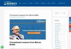 5 Investment Lessons From Warren Buffet - Learn from one of the most successful investors of all time, Warren Buffet. Here are 5 investment lessons that can help you grow your wealth over time.