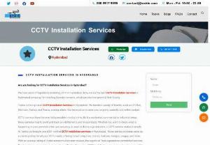 Top CCTV Installation Services in Hyderabad - Toskie - CCTV cameras have become indispensable in todays time. Whether in a residential, commercial, or industrial setting, these cameras aid in the prevention and detection of defilements and misconduct. Importance of installing a CCTV camera ! ACCTV cameramakes it simple to monitor what is going on in your premises while you are away or to discourage intruders. At Toskie App, we bring to you 100+CCTV installation services near your locations.